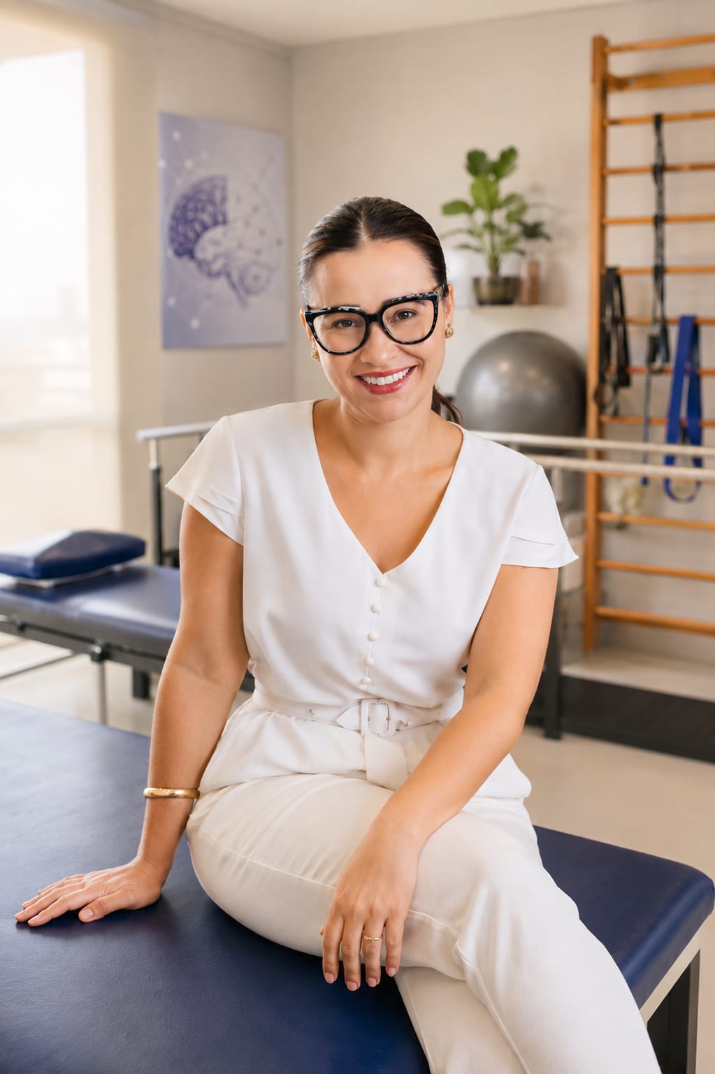 Dra. Nathalia Franco, fisioterapeuta especialista em Fisioterapia Neurofuncional